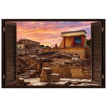 Vinilos paredes cnosos grecia 3d